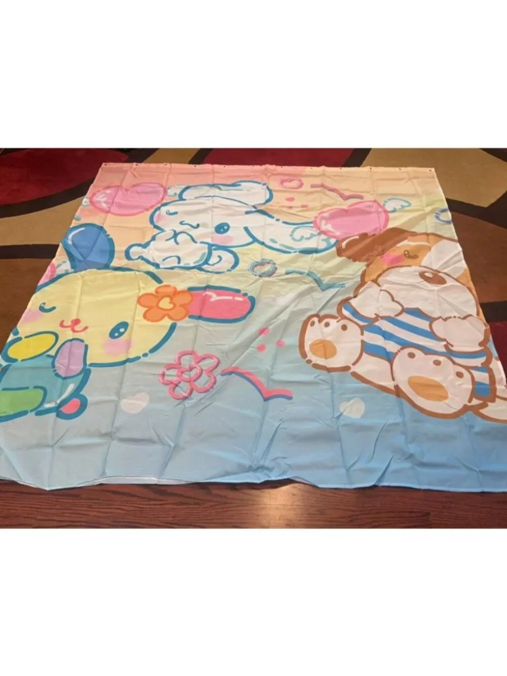 Pastel Dreamy Character Shower Curtain 59